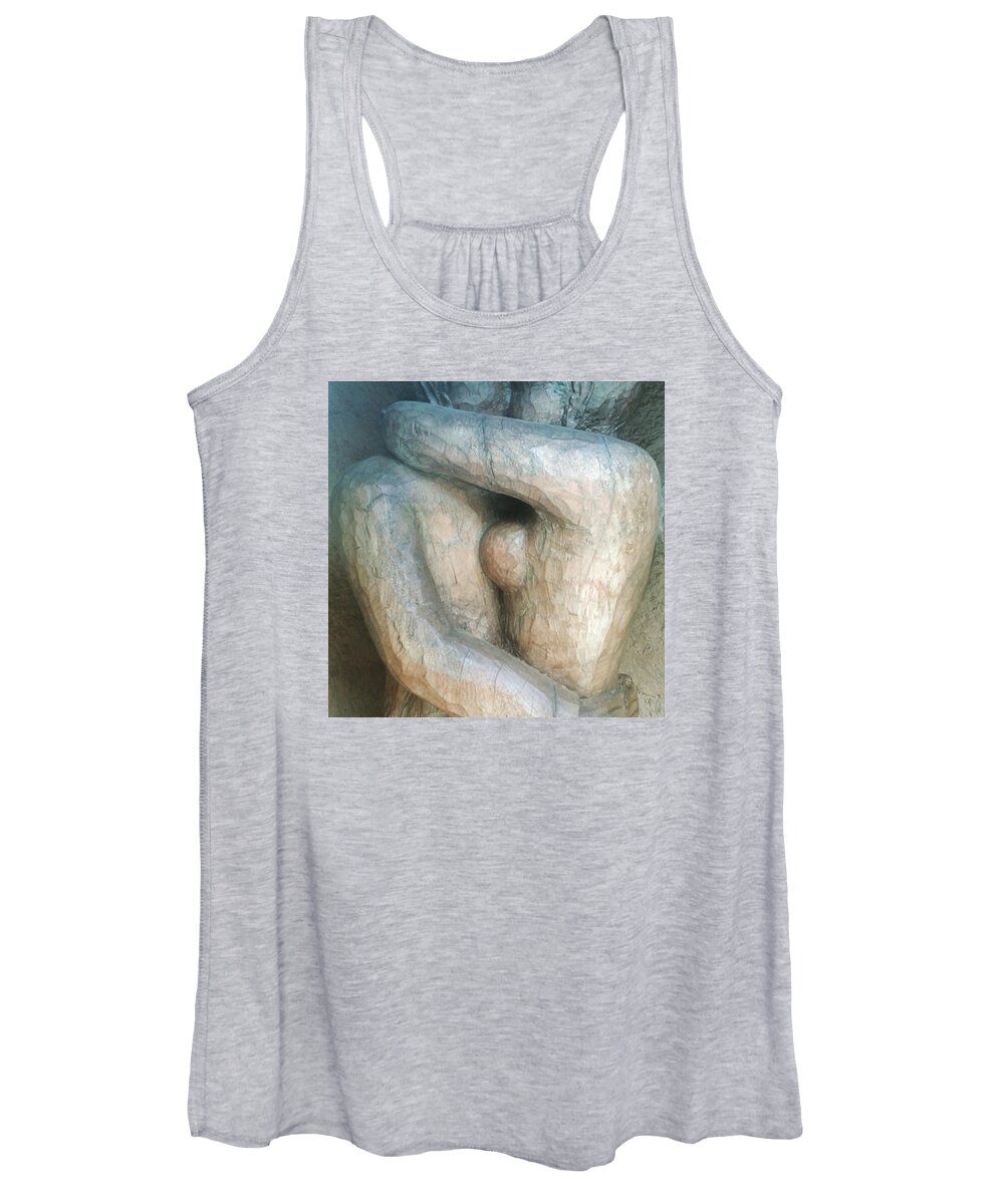 Woodsculpture Women's Tank Top featuring the photograph Saturday Love by Lidia Apostol
