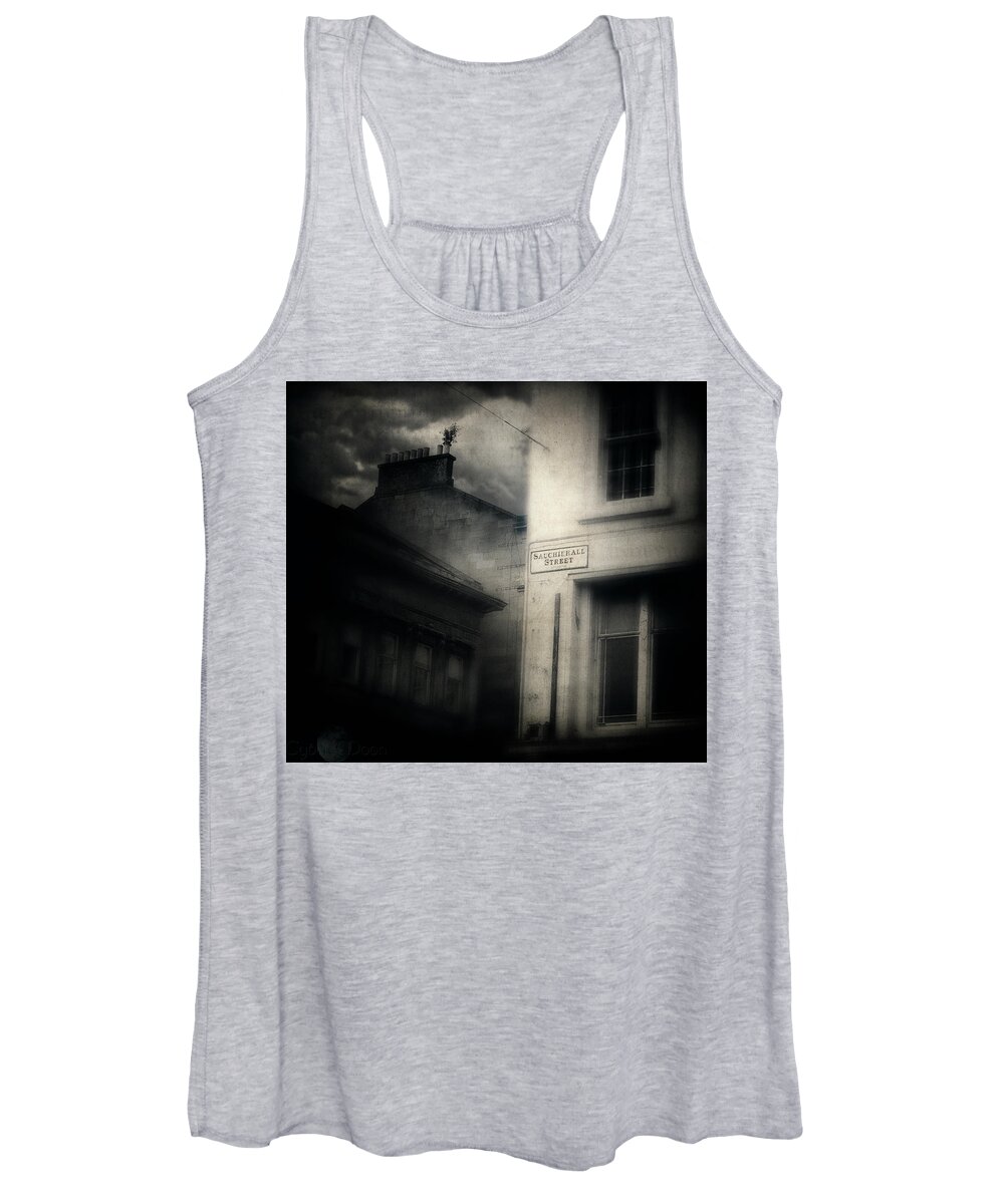 Glasgow Women's Tank Top featuring the photograph Sauchiehall Street by Cybele Moon