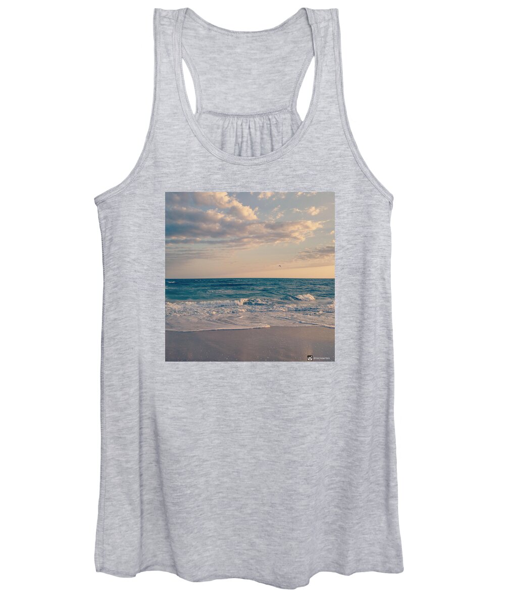 Shore Women's Tank Top featuring the photograph Seashore by Miguel Angel