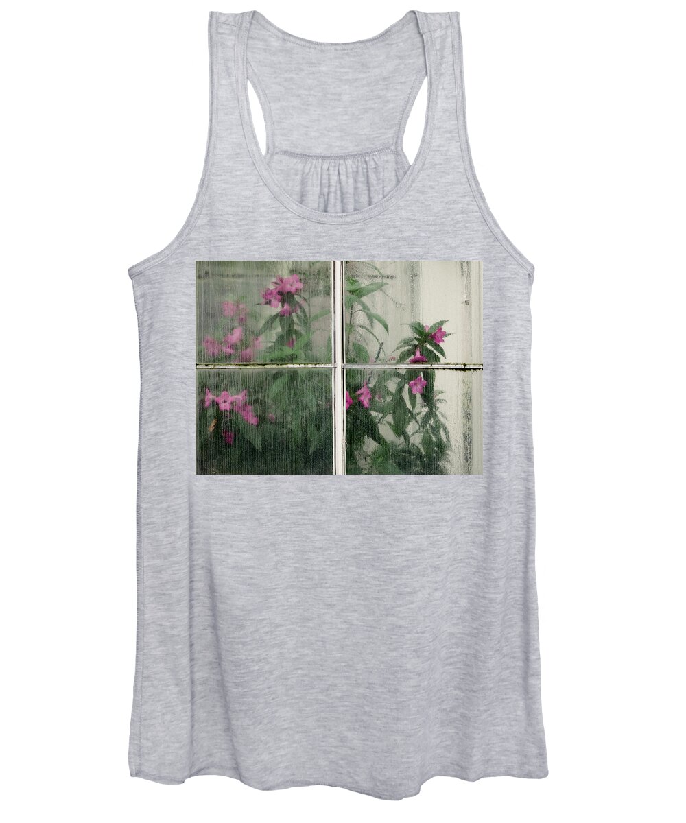  Conservatory. Through Women's Tank Top featuring the photograph Seeing Through by Lynn Wohlers