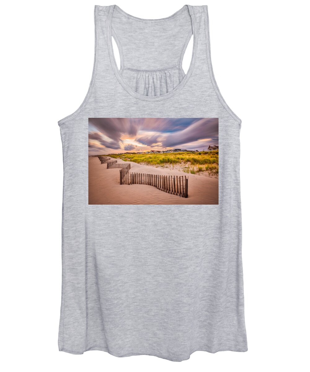 New Jersey Women's Tank Top featuring the photograph Serene Sunset by Mark Rogers