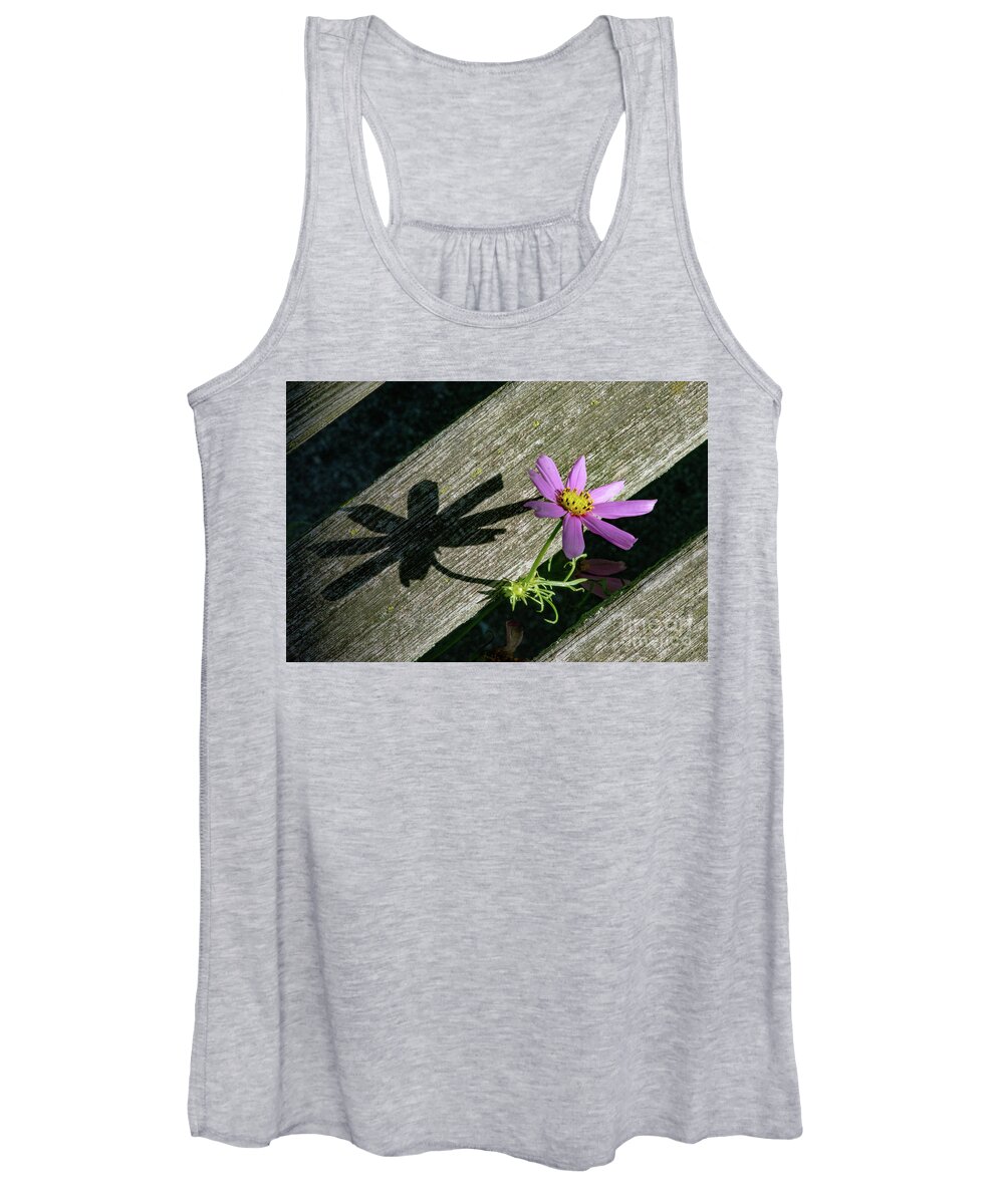 Msu Women's Tank Top featuring the photograph Shadows by Joseph Yarbrough