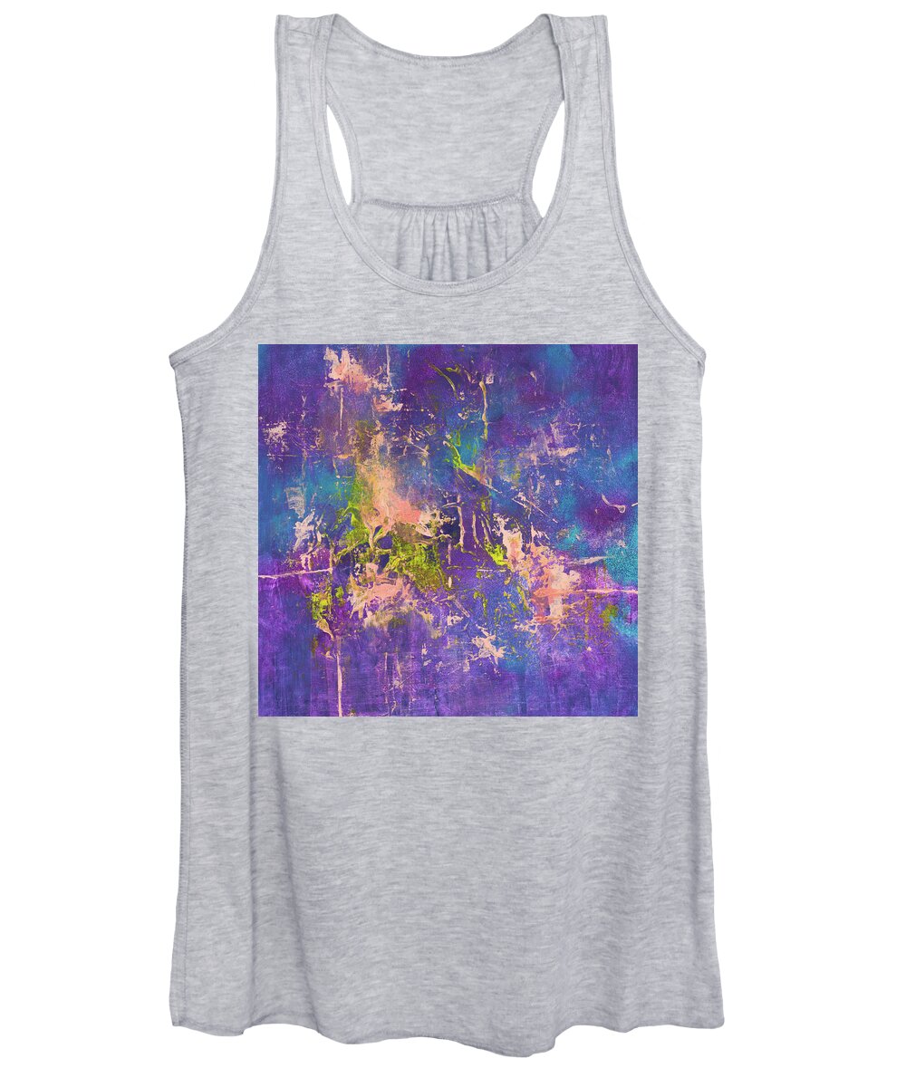 Lee Women's Tank Top featuring the painting Short Circuit by Lee Beuther