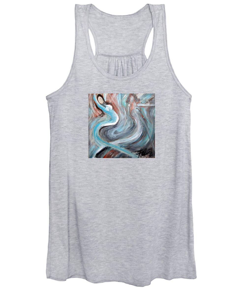 2003 Women's Tank Top featuring the painting Sirens of Milk by Will Felix