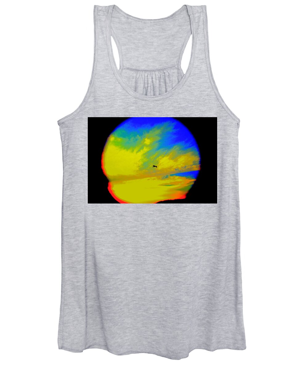Bird Women's Tank Top featuring the photograph Solo by Kate Arsenault 