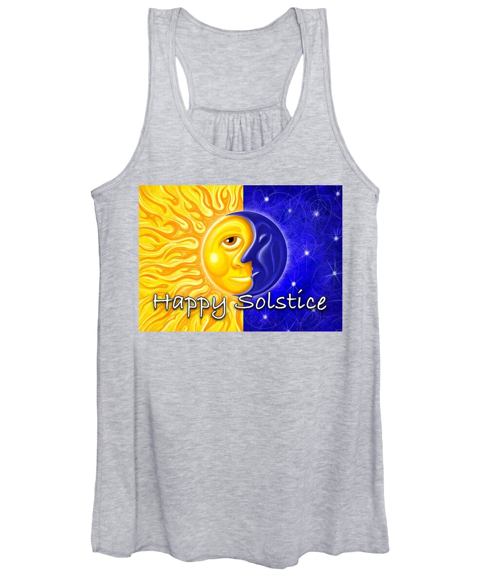Solstice Women's Tank Top featuring the digital art Solstice by David Kyte