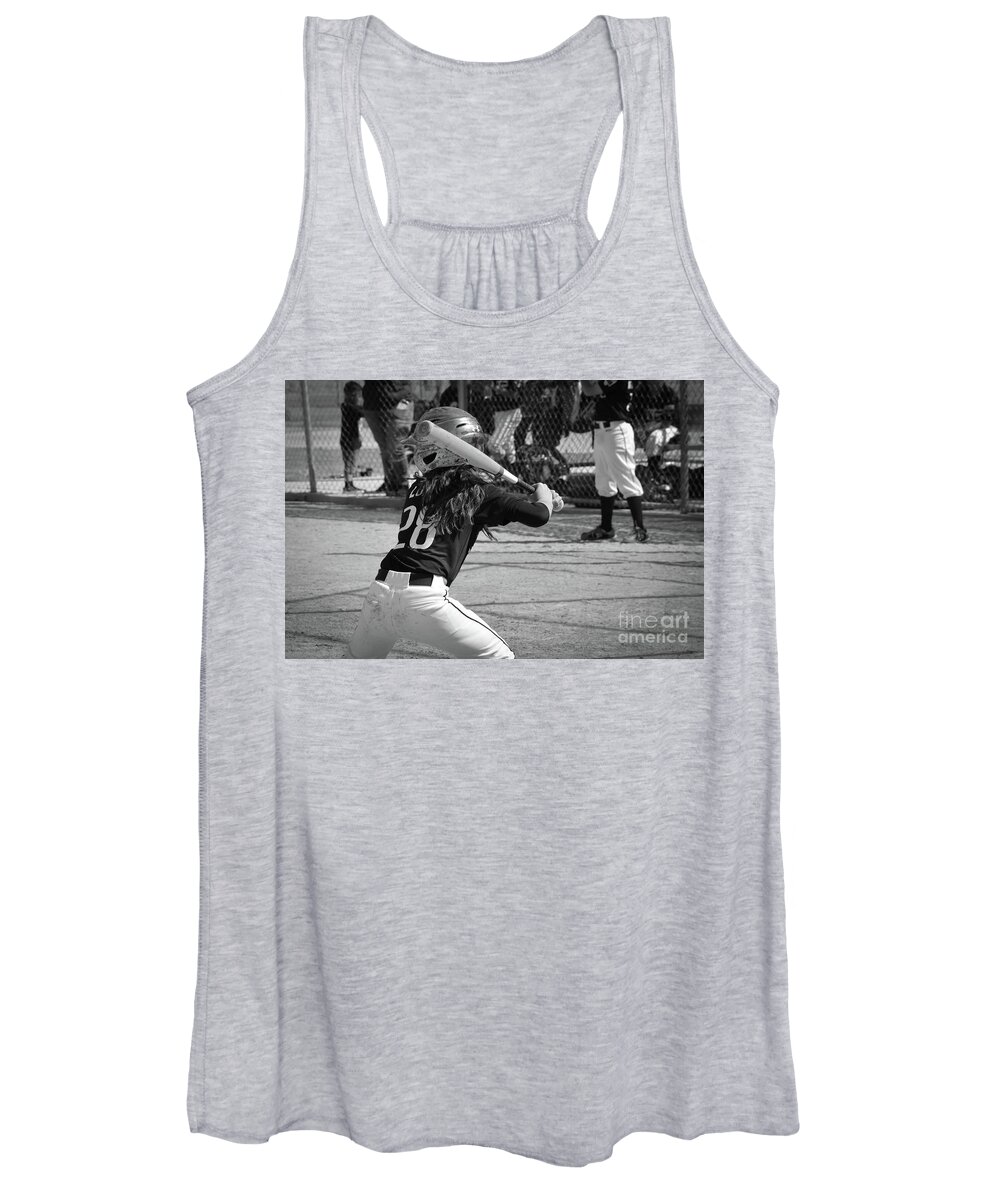 Baseball Women's Tank Top featuring the photograph Son of Thor by Leah McPhail