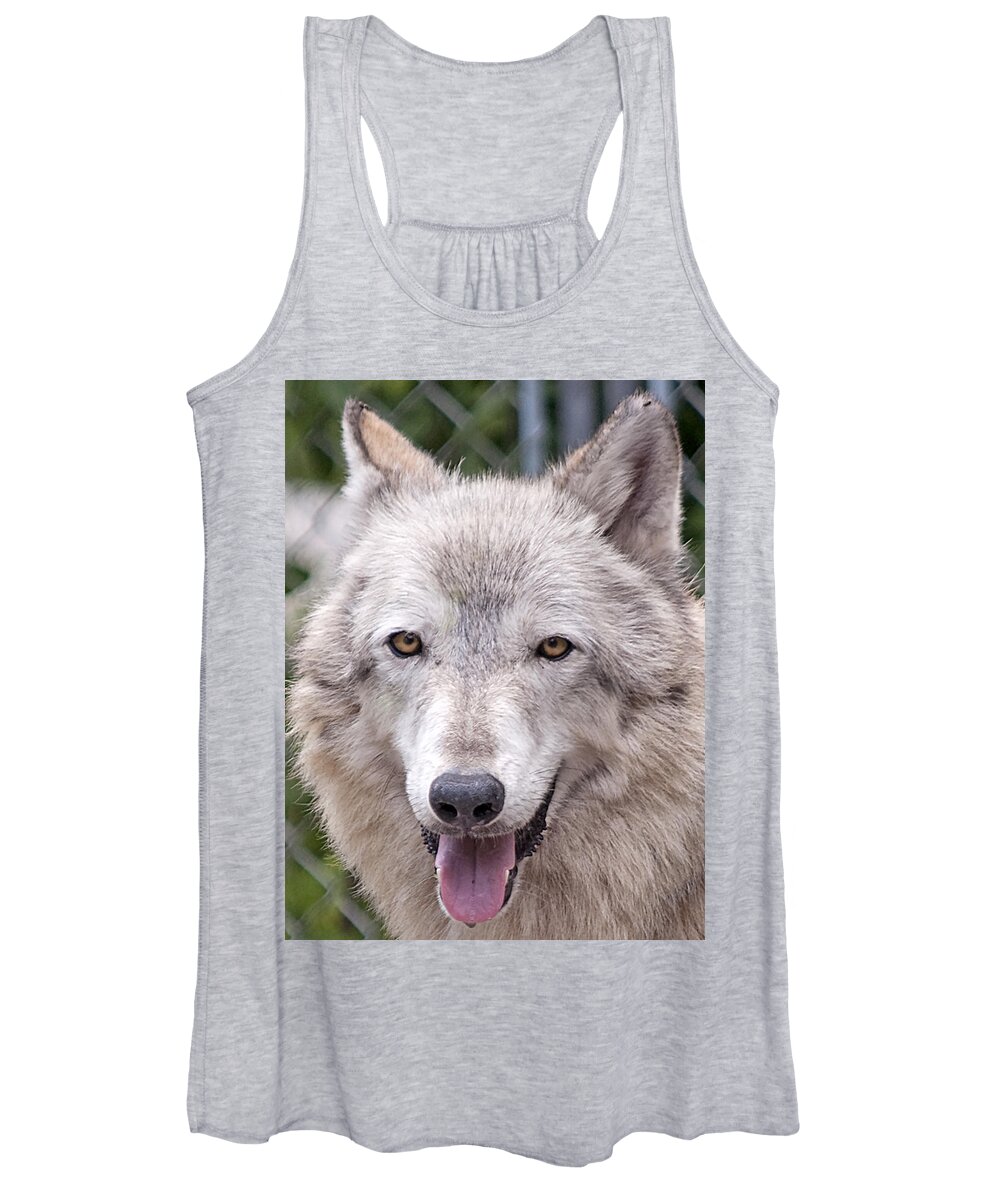 Wildlife Women's Tank Top featuring the photograph Soul of the Wild by Kenneth Albin