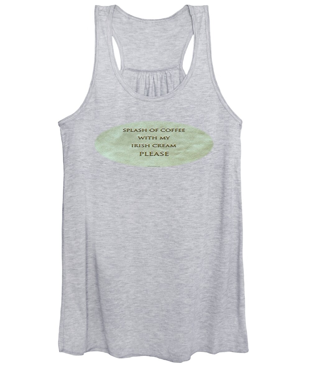 Texas Women's Tank Top featuring the photograph Splash of Coffee by Erich Grant