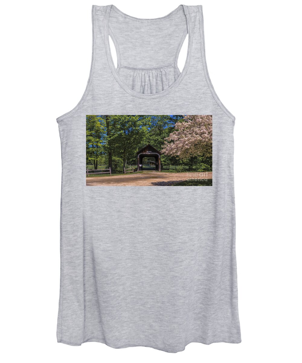 Vermont Women's Tank Top featuring the photograph Spring in Grafton by Scenic Vermont Photography