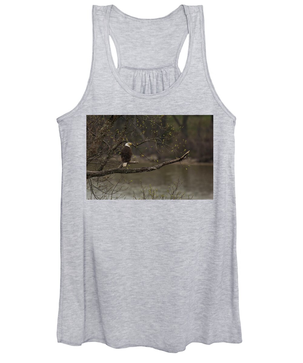 Bird Women's Tank Top featuring the photograph Spring on the Potomac by Jody Partin
