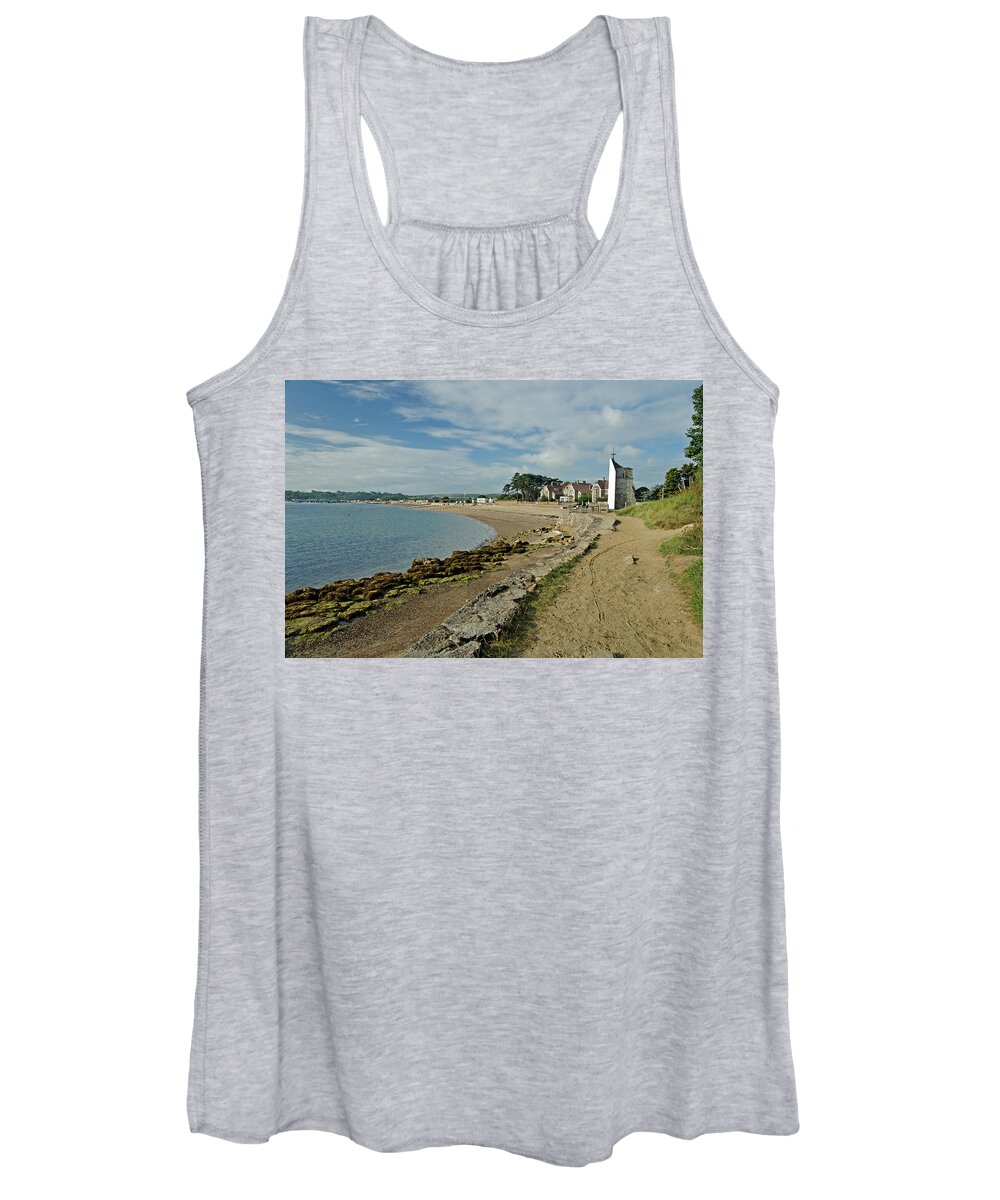 Europe Women's Tank Top featuring the photograph St Helens, Bay and Beach by Rod Johnson