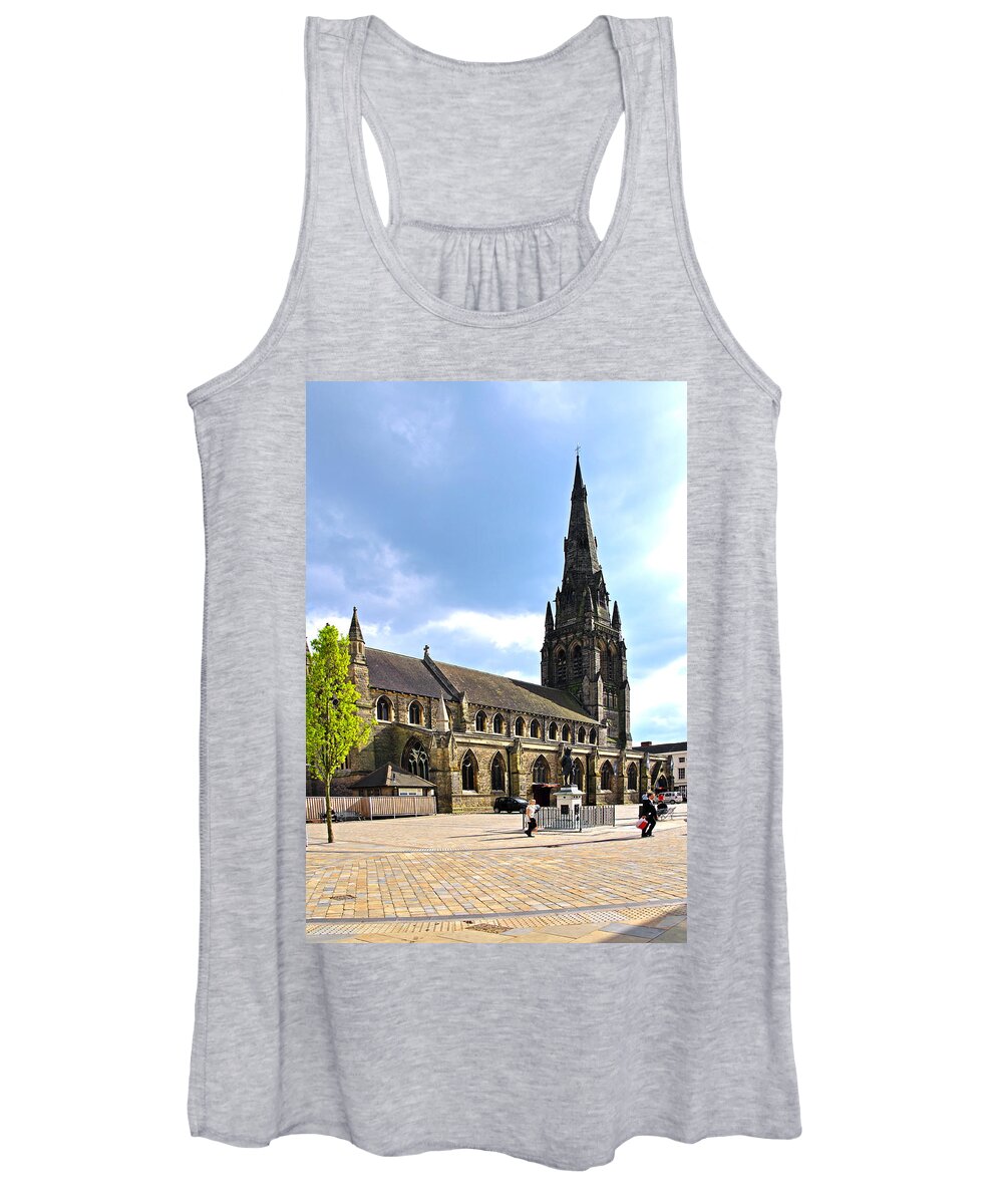 Europe Women's Tank Top featuring the photograph St Mary's Church at Lichfield by Rod Johnson