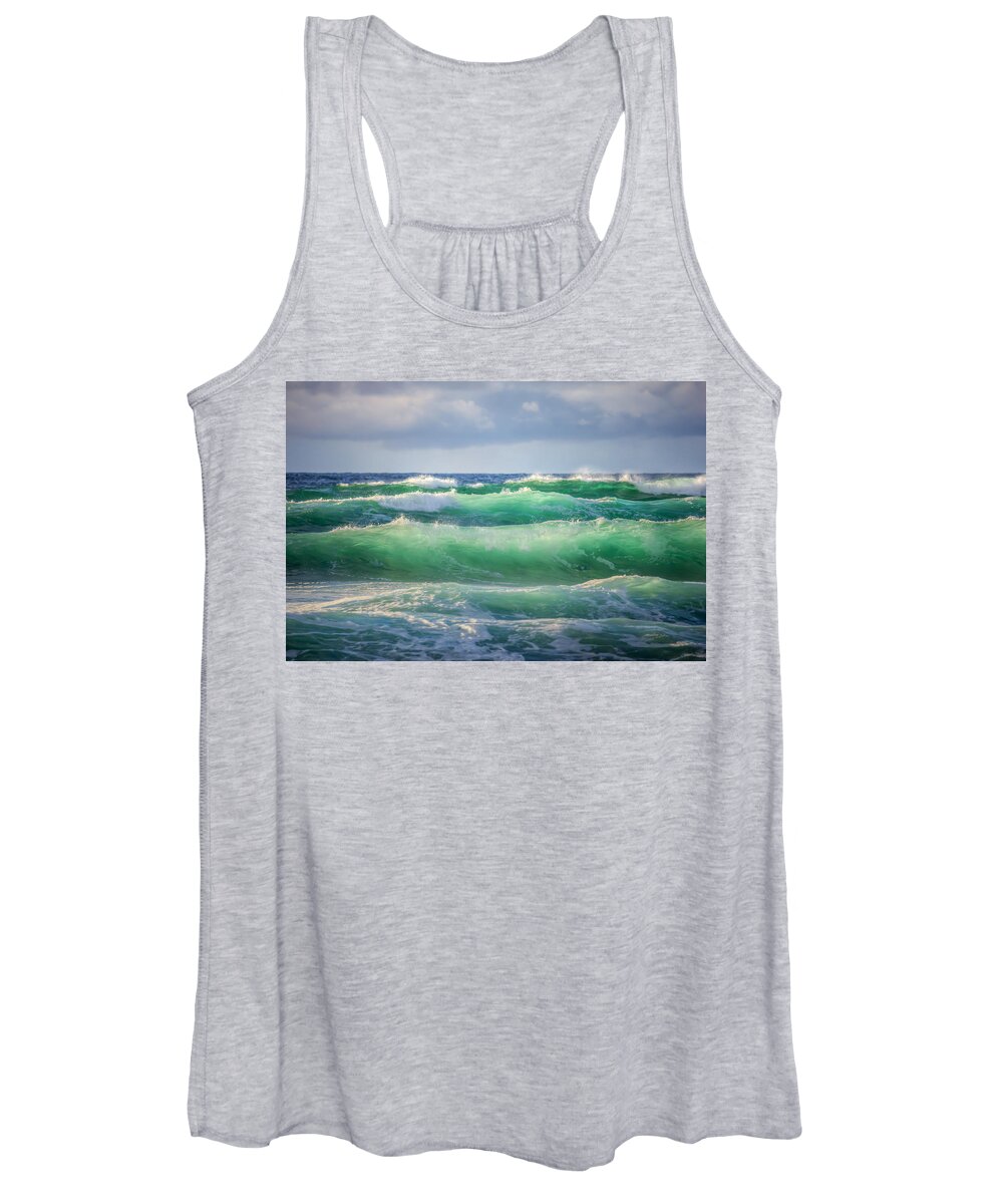 Seascape Women's Tank Top featuring the photograph Stacked 0014 by Kristina Rinell