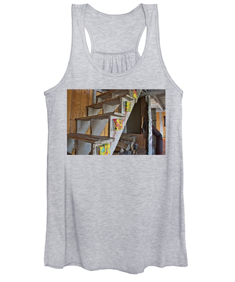 Cape Cod Women's Tank Top featuring the photograph Stairway To Heaven by Marisa Geraghty Photography