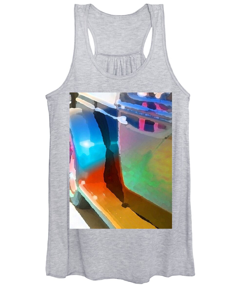 Landscape Women's Tank Top featuring the digital art Step Up by Richard Laeton
