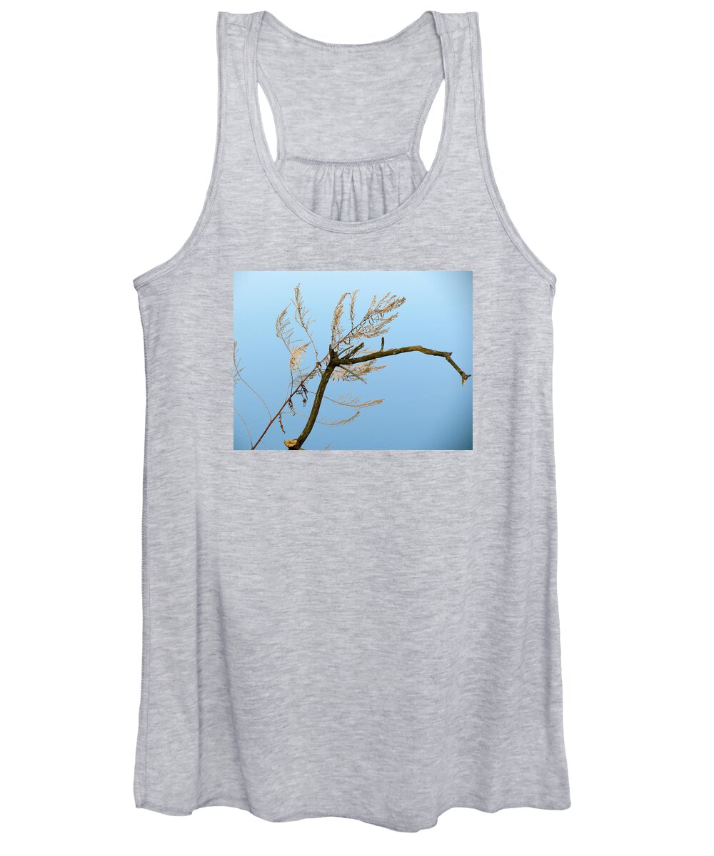 Blue Sky Women's Tank Top featuring the photograph Sticks by Azthet Photography