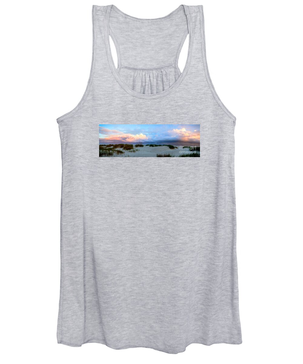 Ocean Women's Tank Top featuring the photograph Storm of Pastels by David Smith