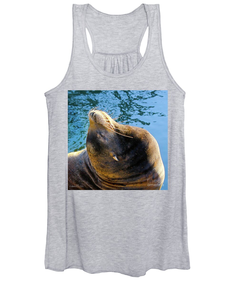 Wildlife Women's Tank Top featuring the photograph Stretch by Adam Morsa