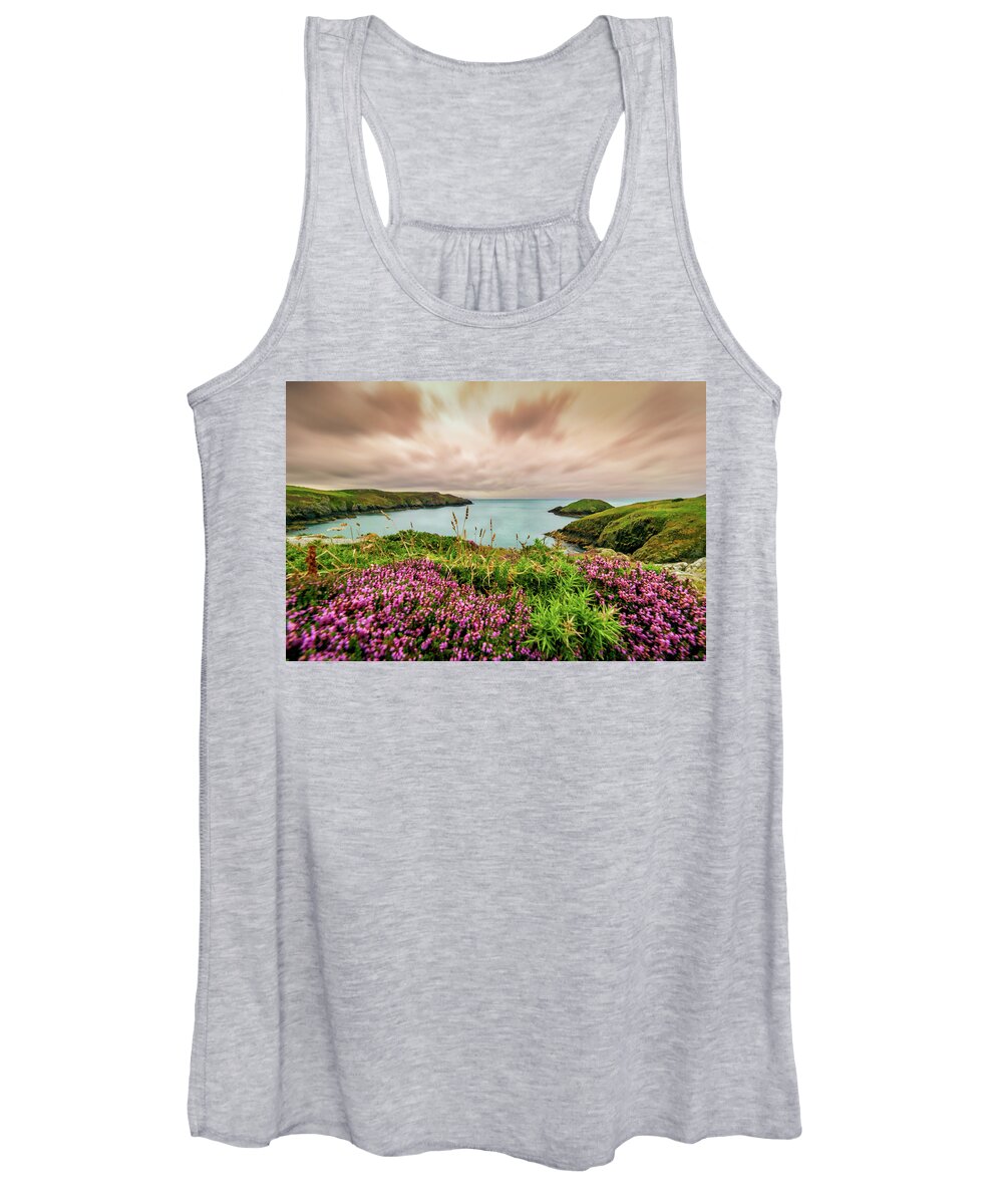Pembrokeshire Women's Tank Top featuring the photograph Strumble Head by Mark Llewellyn