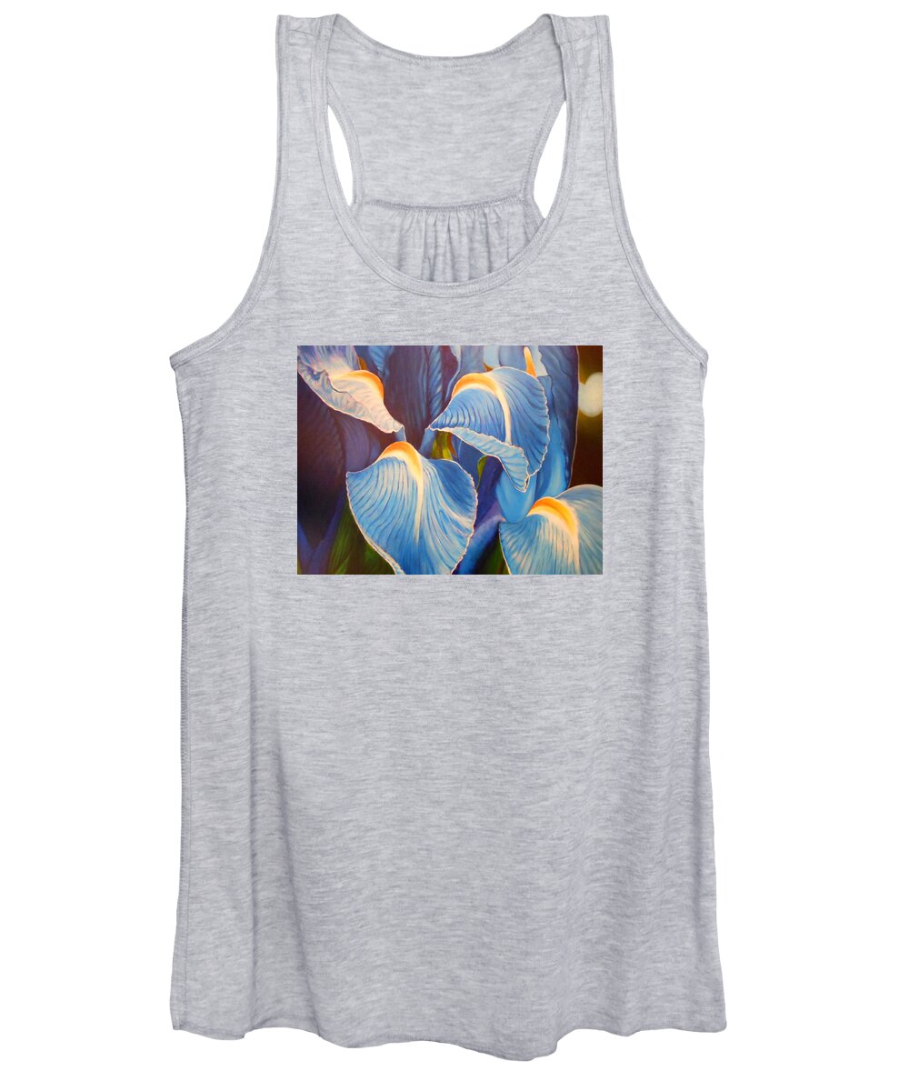 Flower Women's Tank Top featuring the painting Study by Bryon Stewart