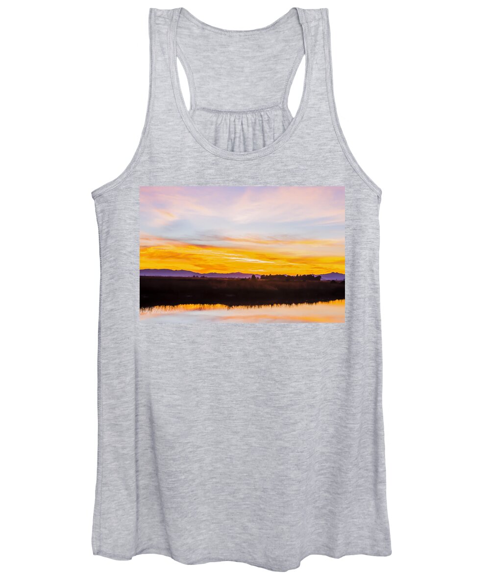 Suisun Women's Tank Top featuring the photograph Suisun Sleuth by Bruce Bottomley