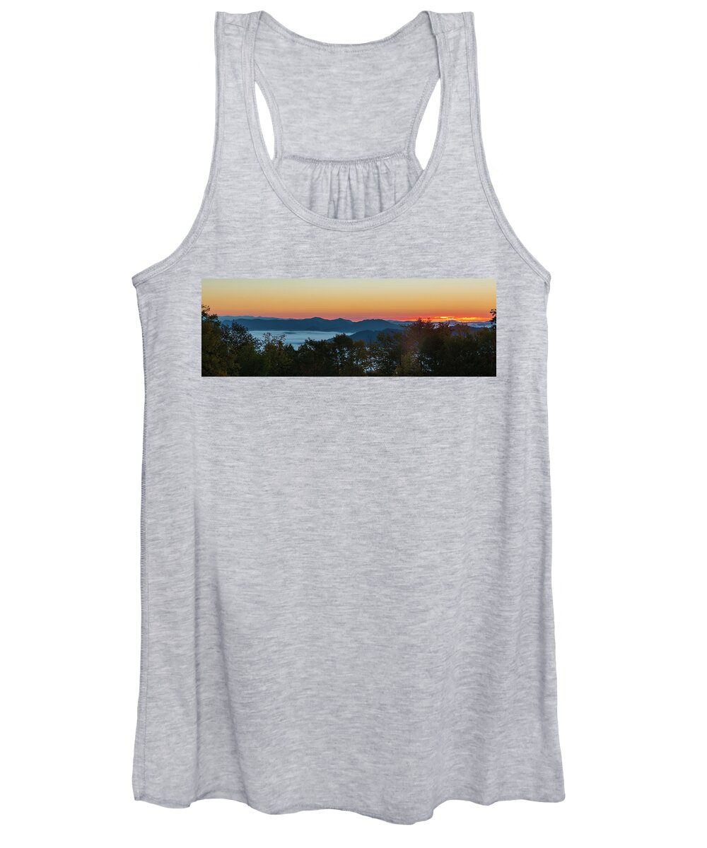 Dawn Women's Tank Top featuring the photograph Summer Sunrise - Almost Dawn by D K Wall