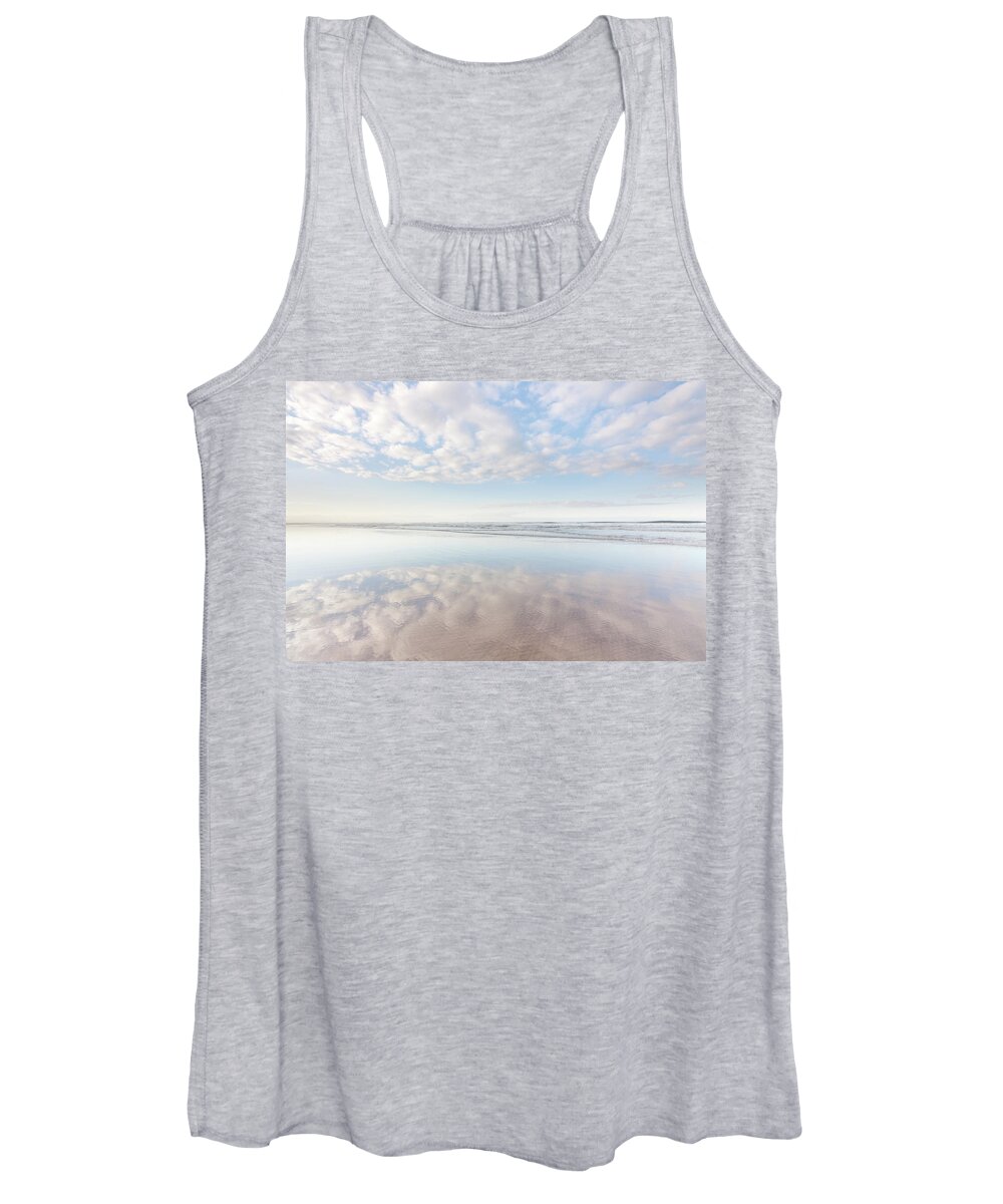 Summer Time Women's Tank Top featuring the photograph Summer Time at the beach by Anita Nicholson