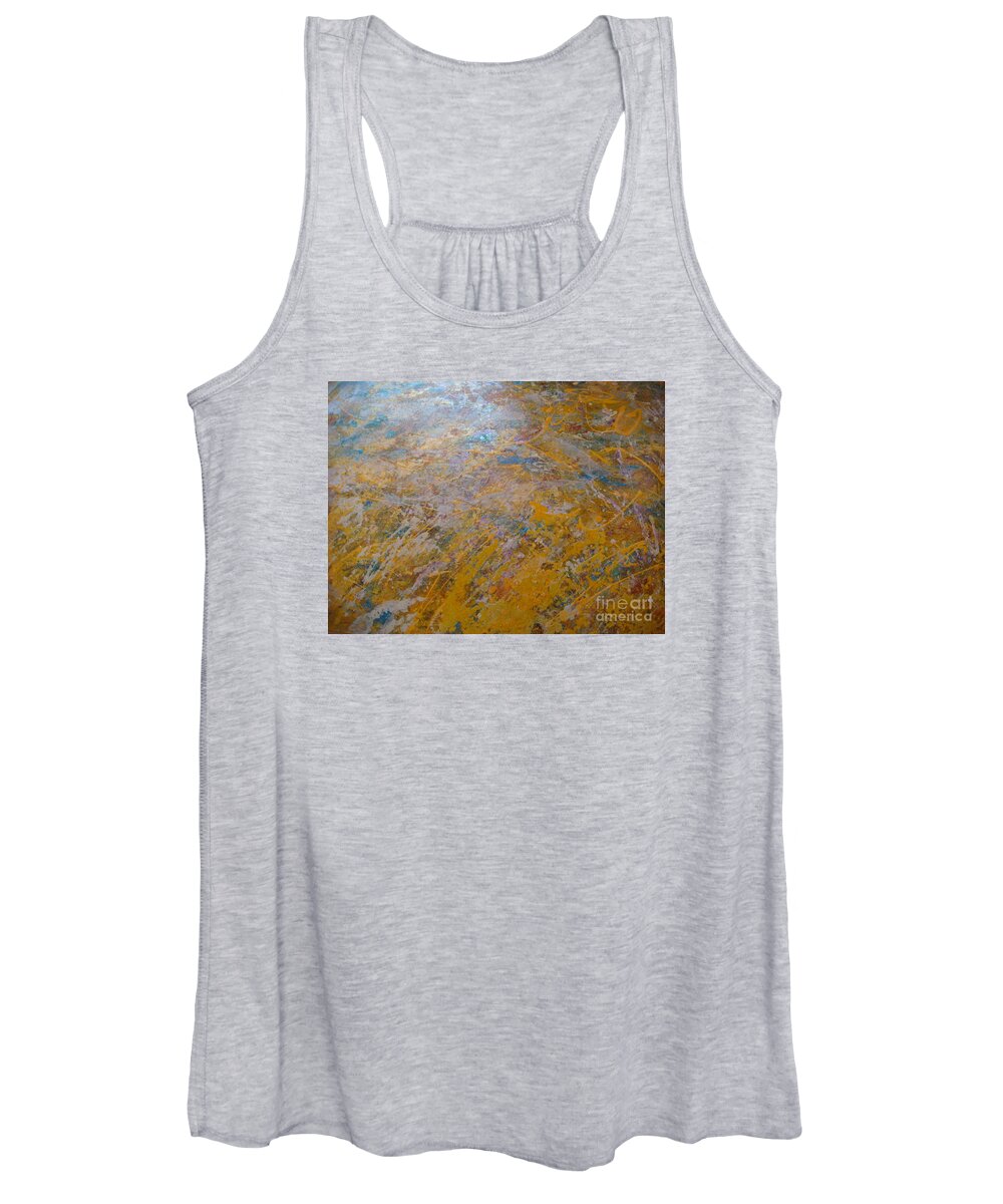 Summer Women's Tank Top featuring the painting Summer Time by Fereshteh Stoecklein