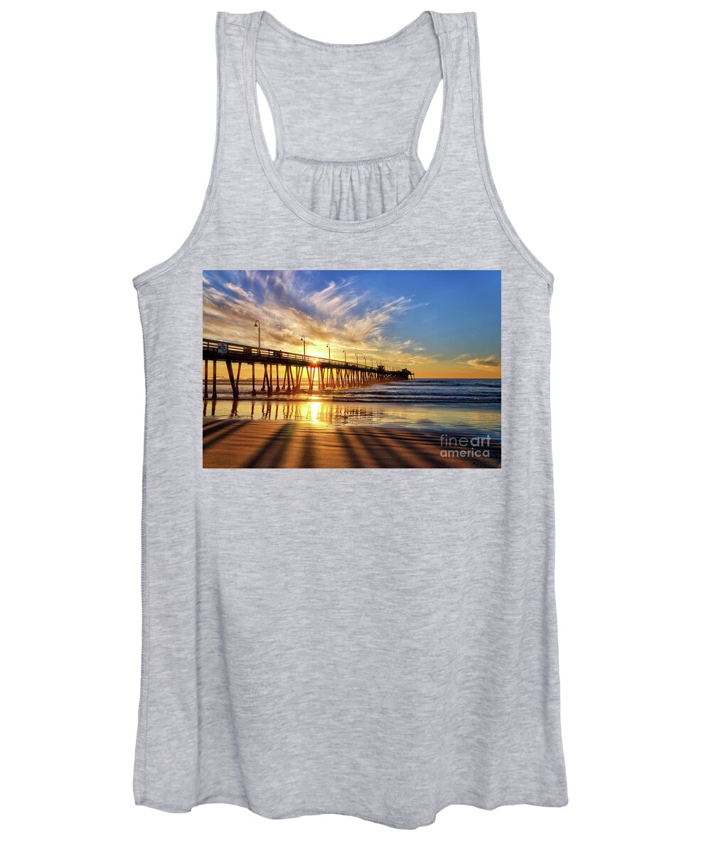 Sun Women's Tank Top featuring the photograph Sun and Shadows by Eddie Yerkish