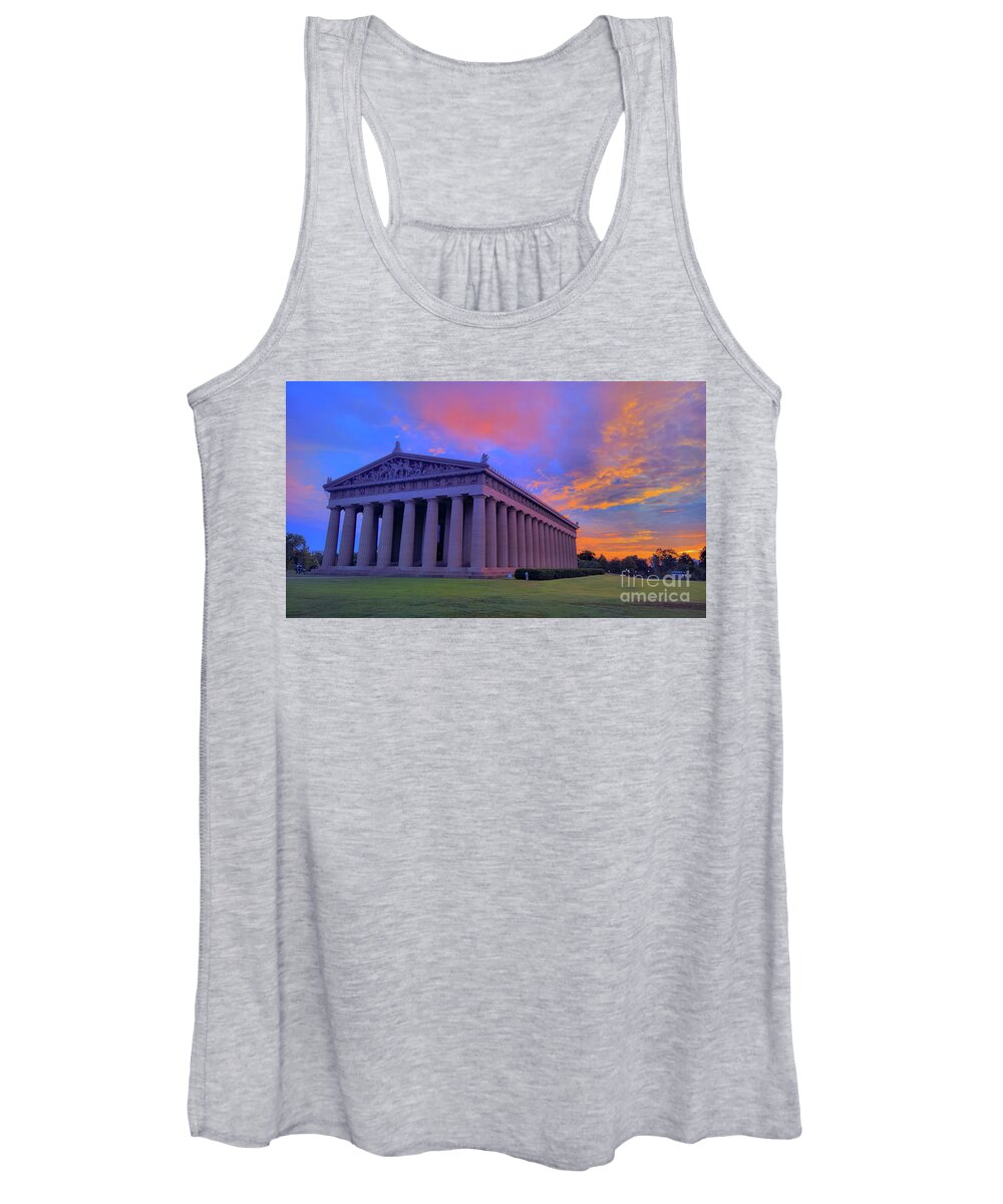 Sunrise Women's Tank Top featuring the photograph Sunrise in Nashville by Agnes Caruso