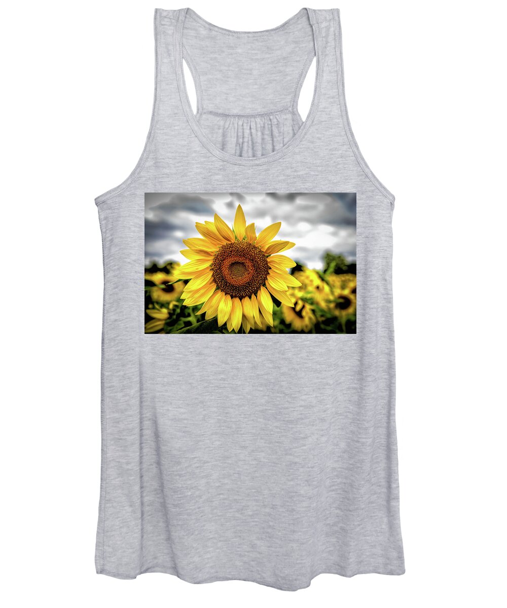 Flowers & Plants Women's Tank Top featuring the photograph Sunshine by Louis Dallara