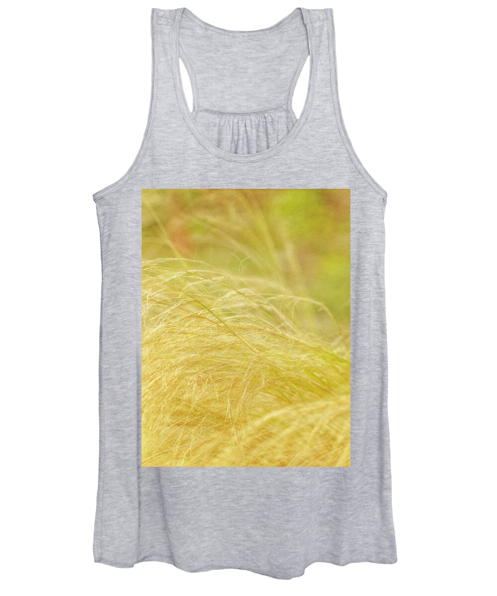 Grass Women's Tank Top featuring the photograph Swaying by Diane Fifield