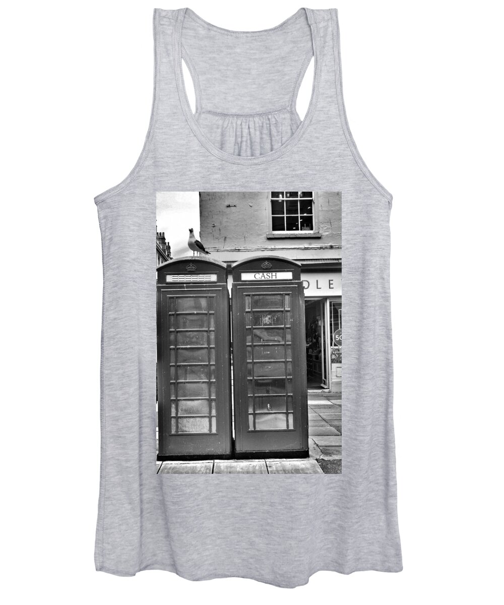 London Women's Tank Top featuring the photograph Telephone booth in London by Joshua Miranda