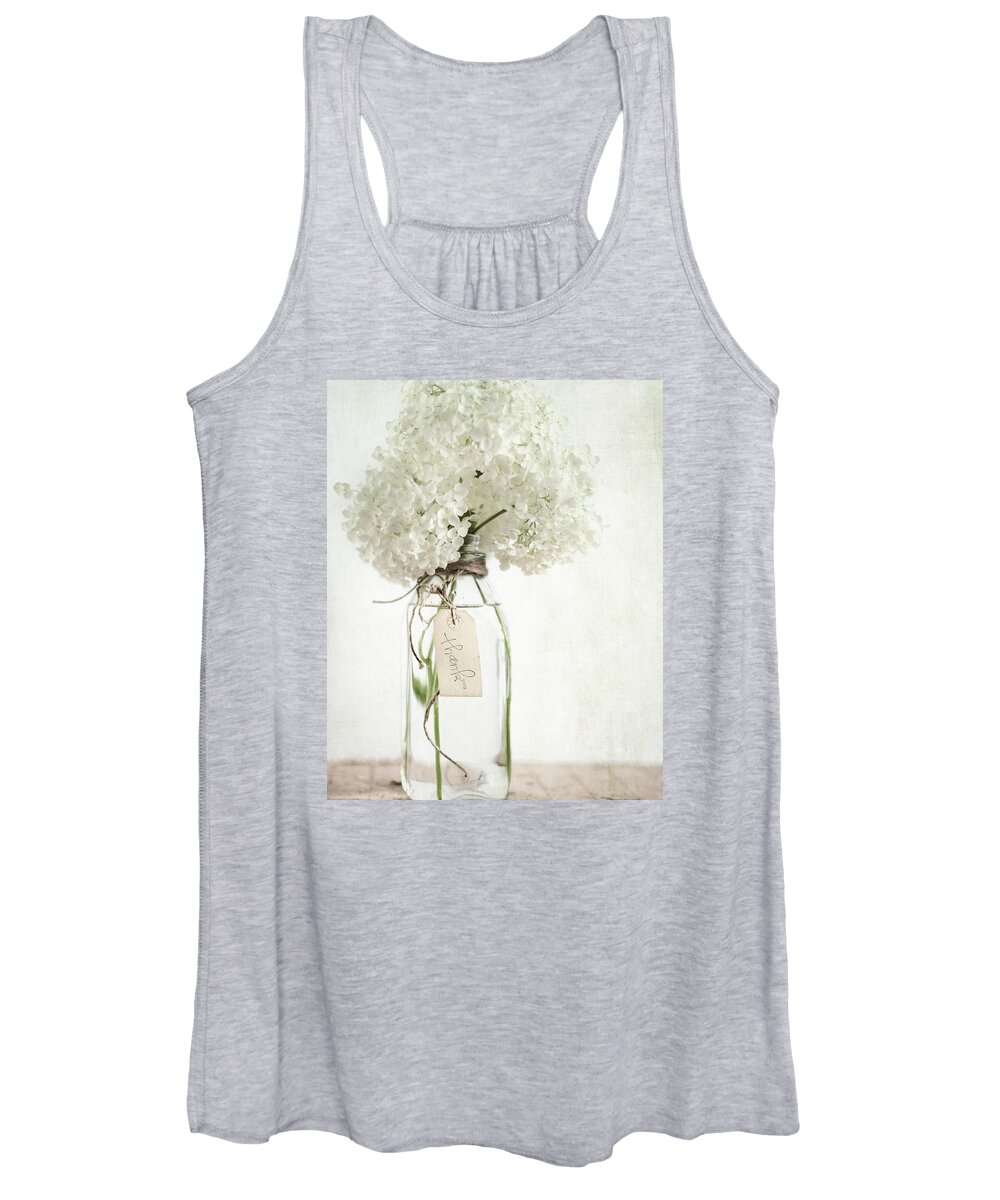 Thank You Women's Tank Top featuring the photograph Thank You by Mary Underwood