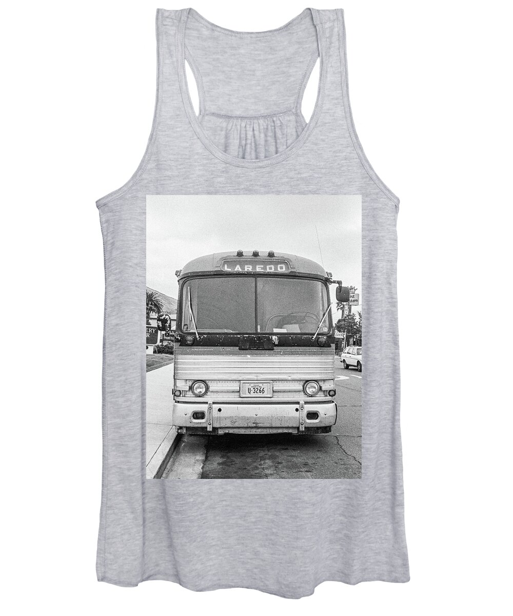 Fine Art Women's Tank Top featuring the photograph The Bus to Laredo by Frank DiMarco