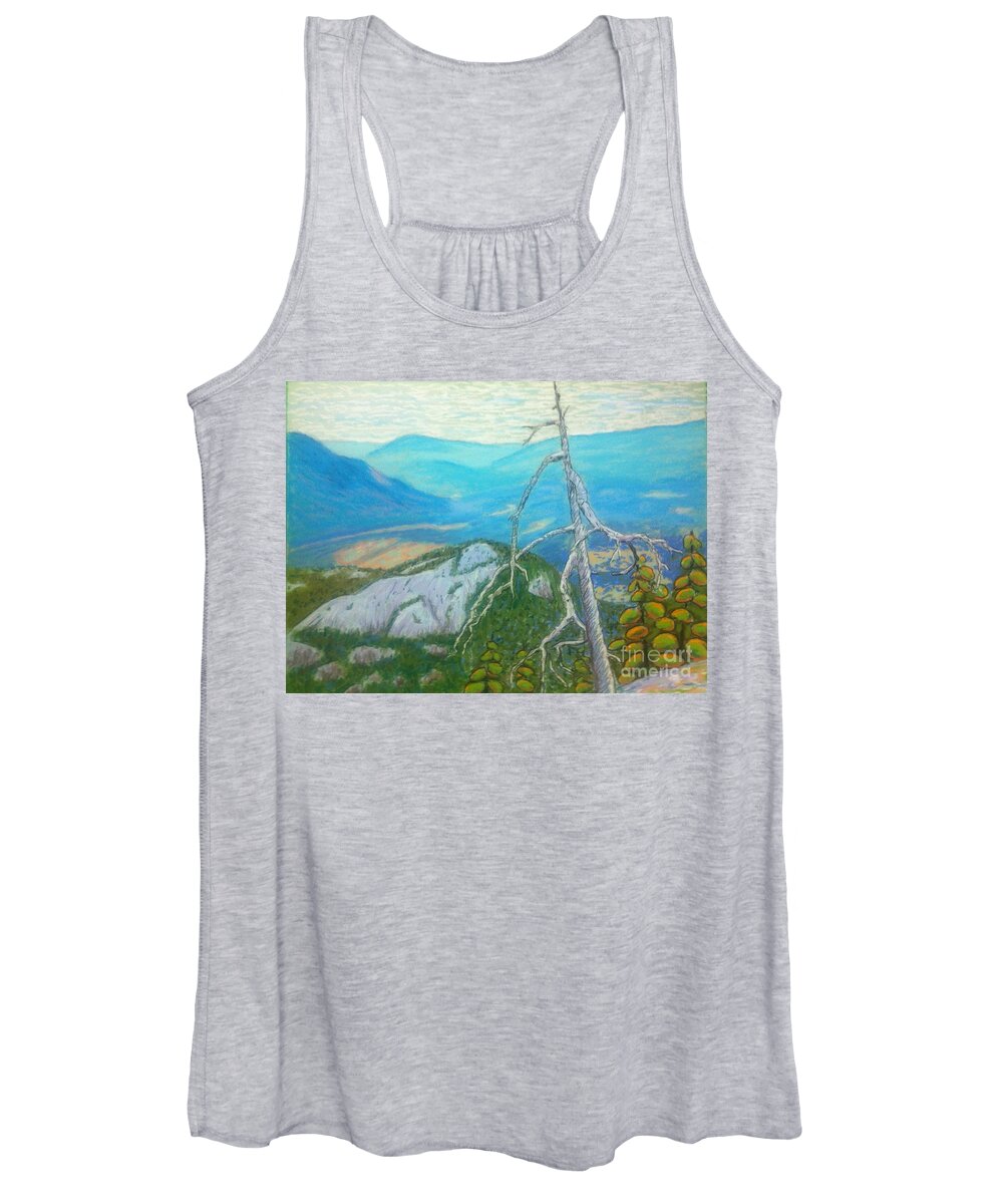 Cliff Women's Tank Top featuring the pastel The Chief by Rae Smith