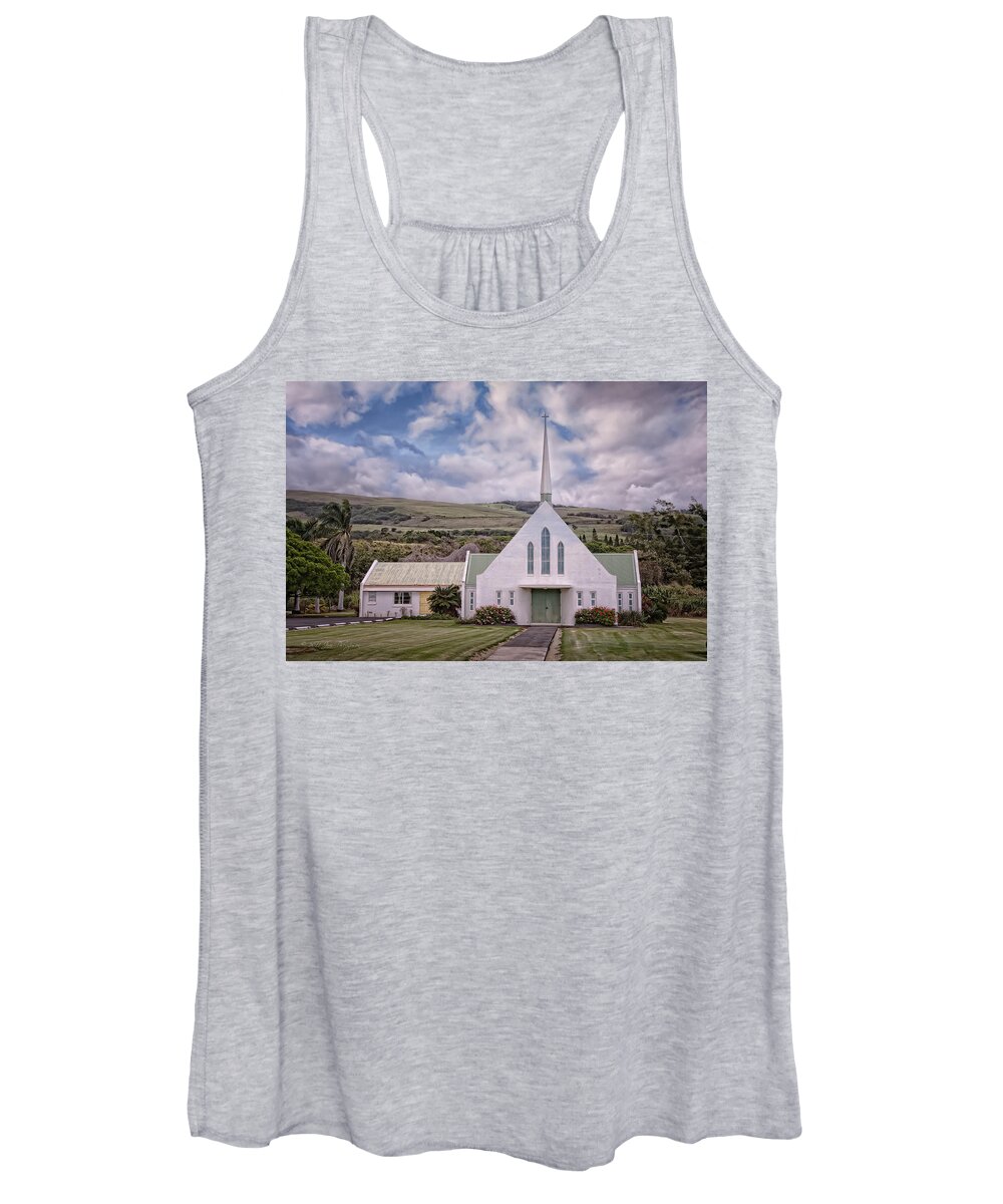 Hawaii Women's Tank Top featuring the photograph The Church by Jim Thompson