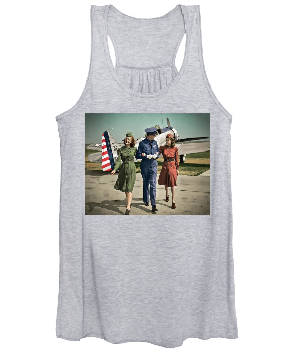 Ftimagens Women's Tank Top featuring the photograph The Crew by Franchi Torres