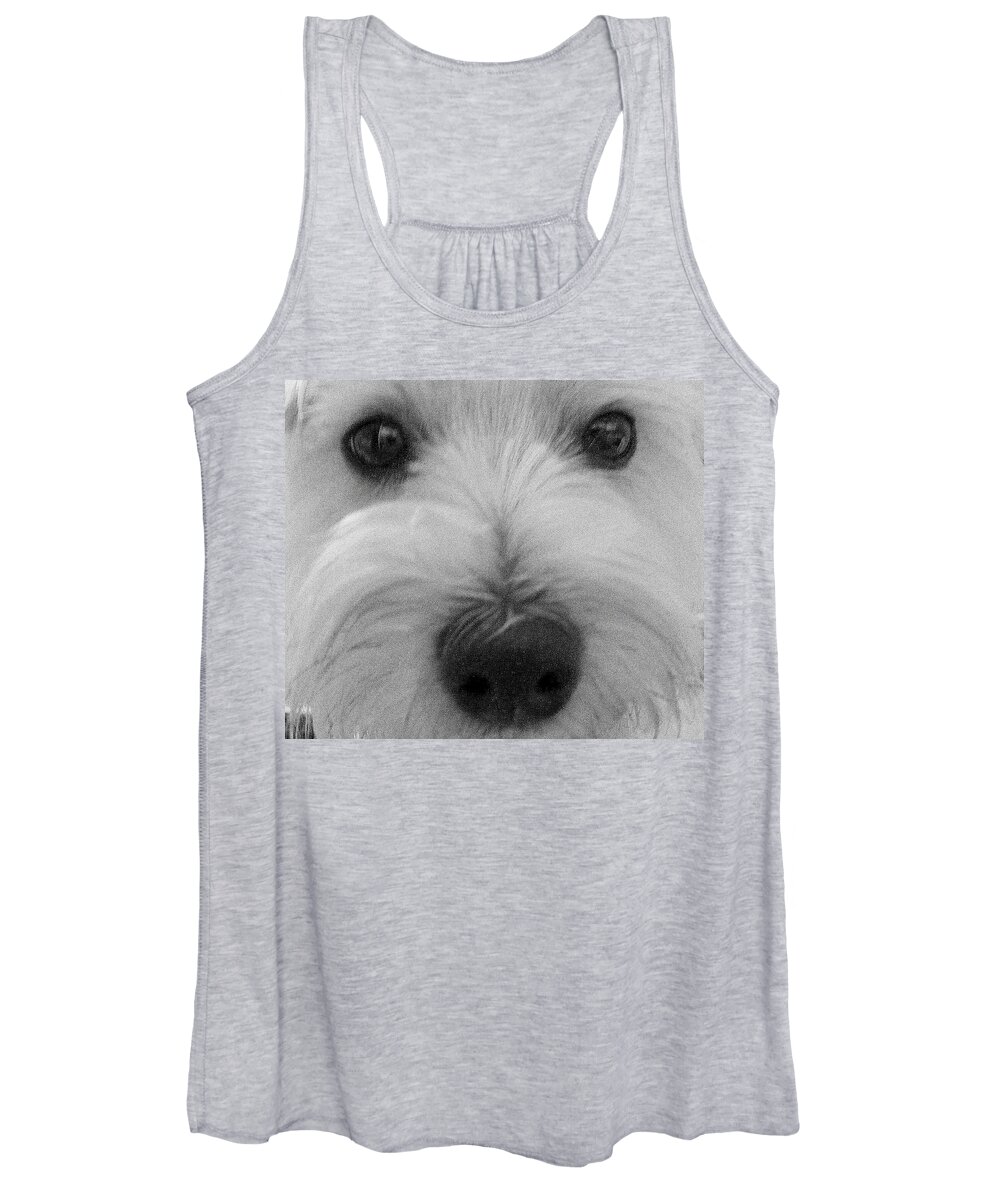 Dog Women's Tank Top featuring the photograph The Eyes Have It by Edward Smith