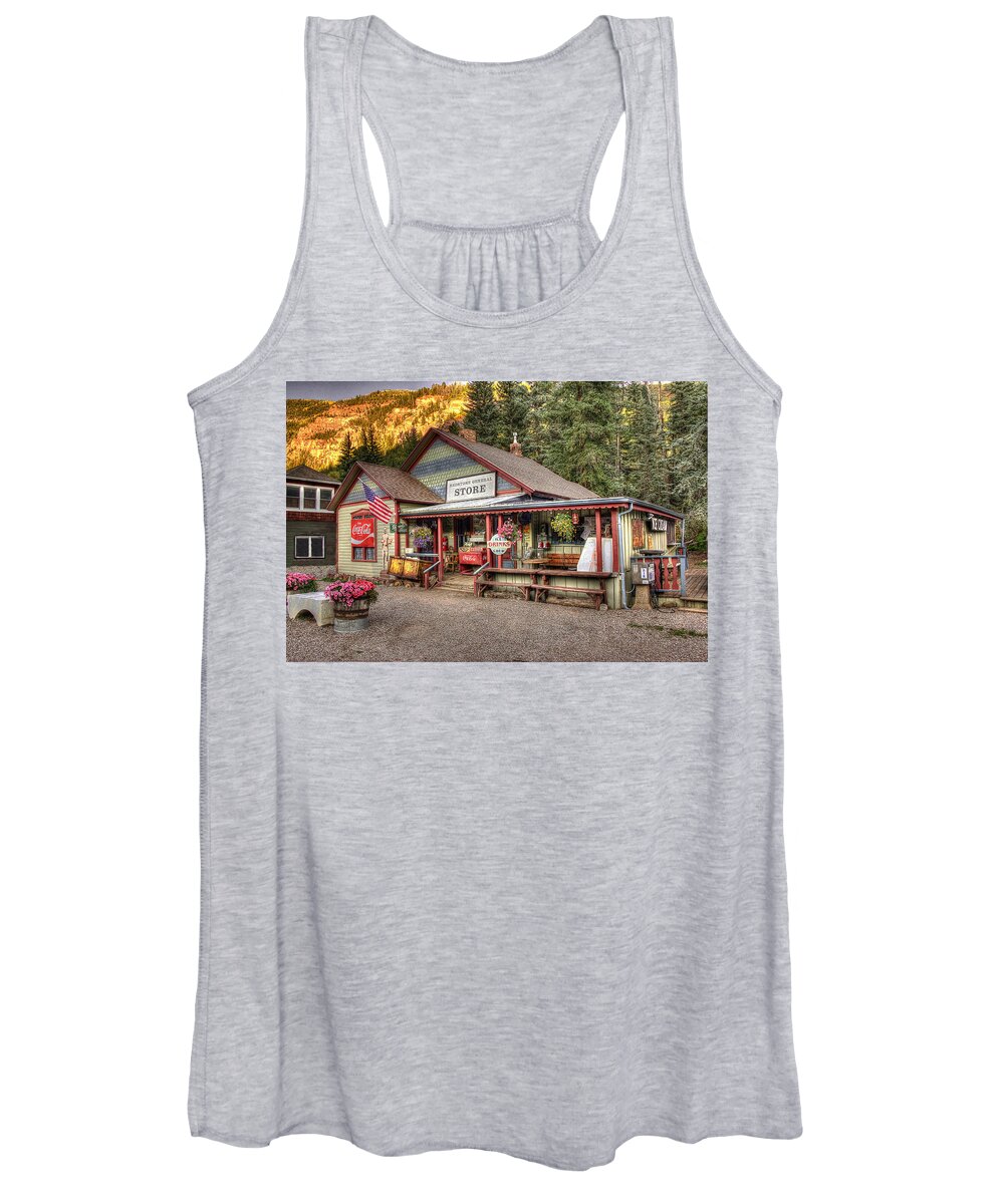 Redstone Colorado Women's Tank Top featuring the photograph The General Store by Ryan Smith
