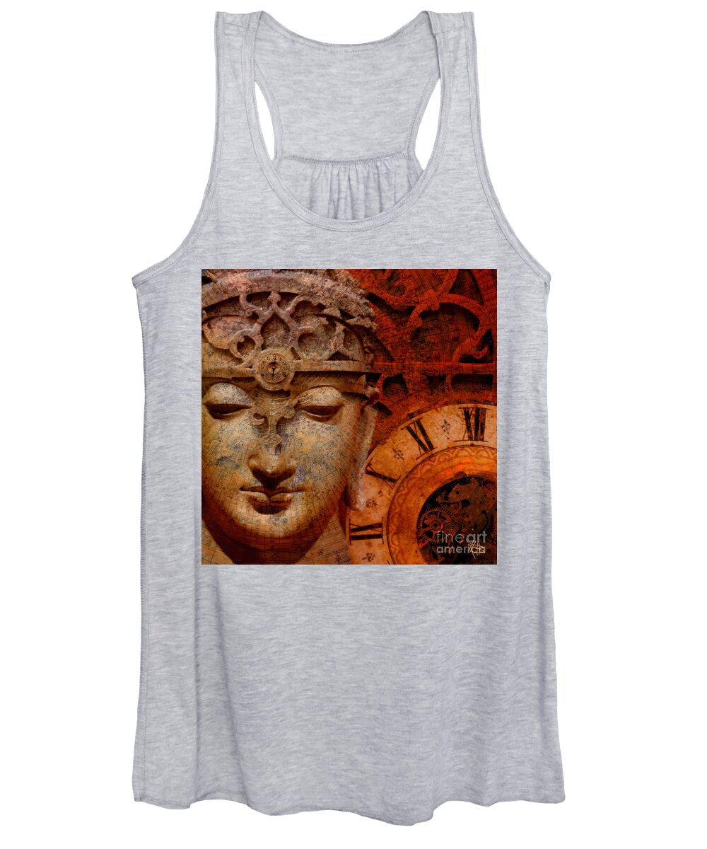 Time Women's Tank Top featuring the digital art The Illusion of Time by Christopher Beikmann