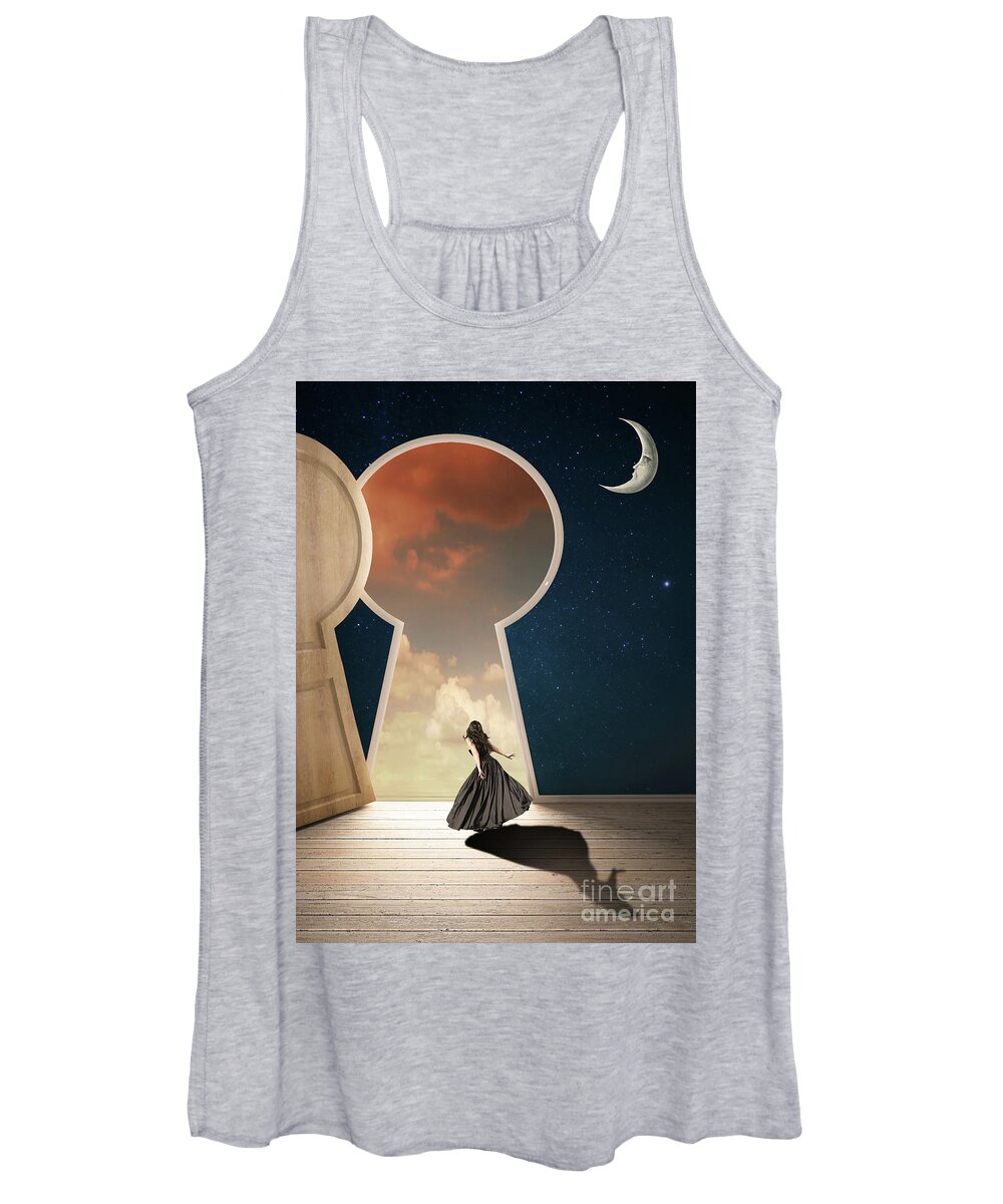 Conceptual Art Women's Tank Top featuring the photograph Curiouser and Curiouser #2 by Juli Scalzi