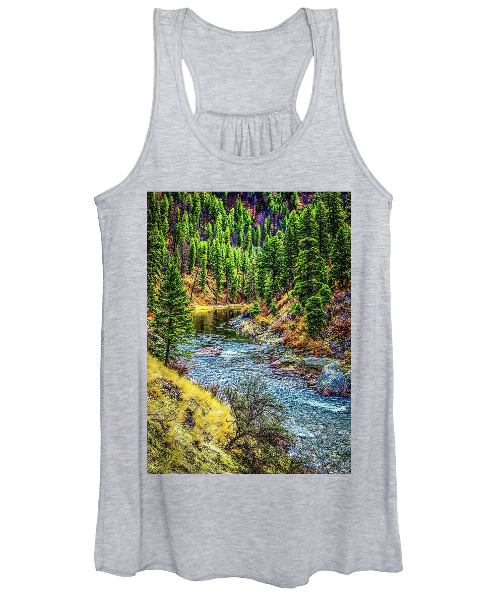 Riverscape Women's Tank Top featuring the photograph The River by Jason Brooks
