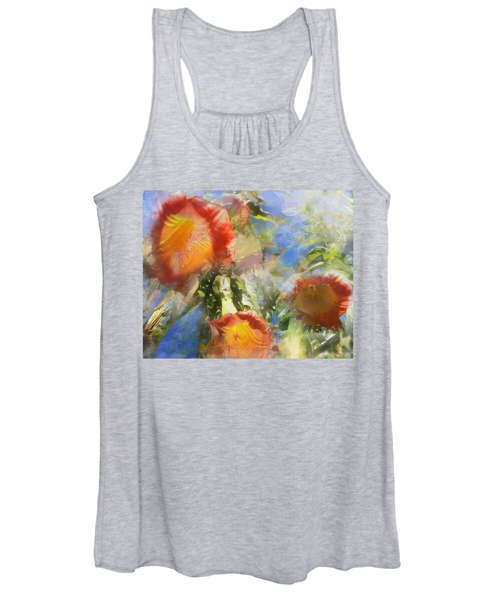 Spring Women's Tank Top featuring the photograph The shining ones by Suzy Norris