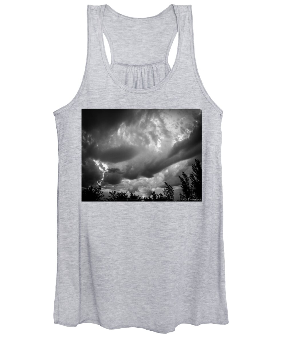 Storm Women's Tank Top featuring the photograph The Storm by Wendy Carrington