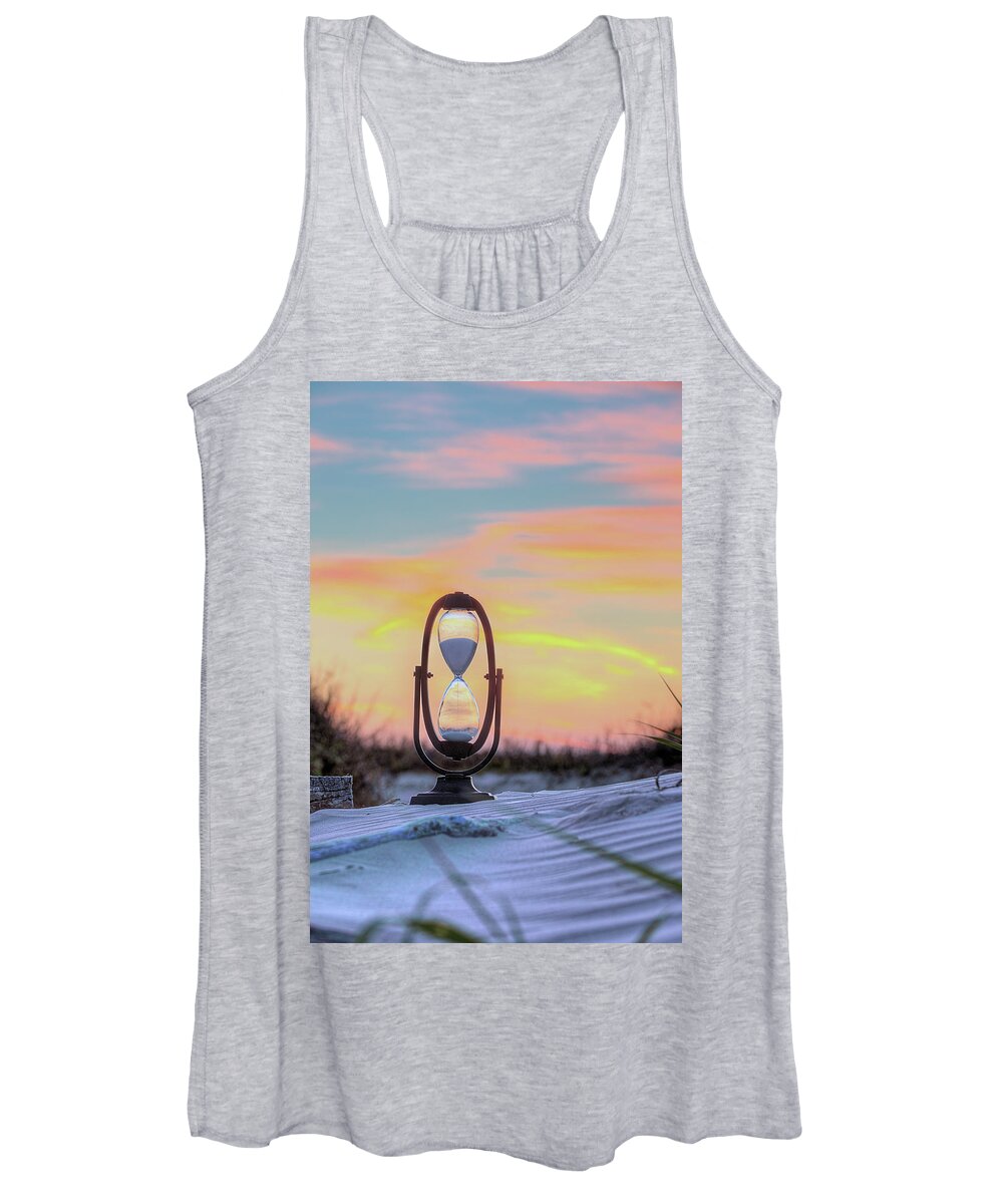 Galveston Women's Tank Top featuring the photograph Time Well Spent on Galveston Island by JC Findley