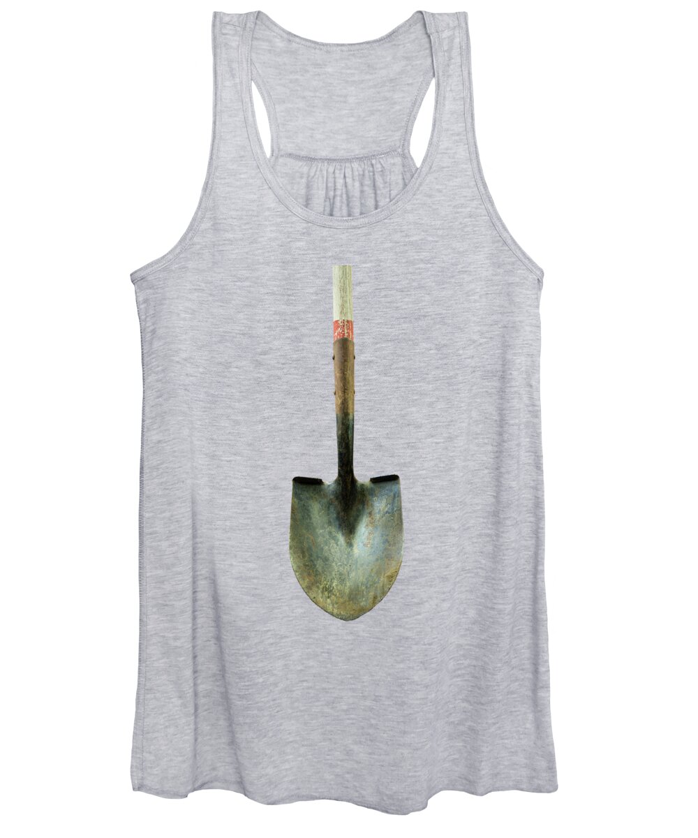 Art Women's Tank Top featuring the photograph Tools On Wood 15 on BW by YoPedro