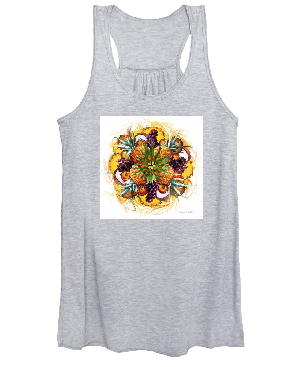Culinary Mandala Women's Tank Top featuring the photograph Trail Mix by Bruce Frank