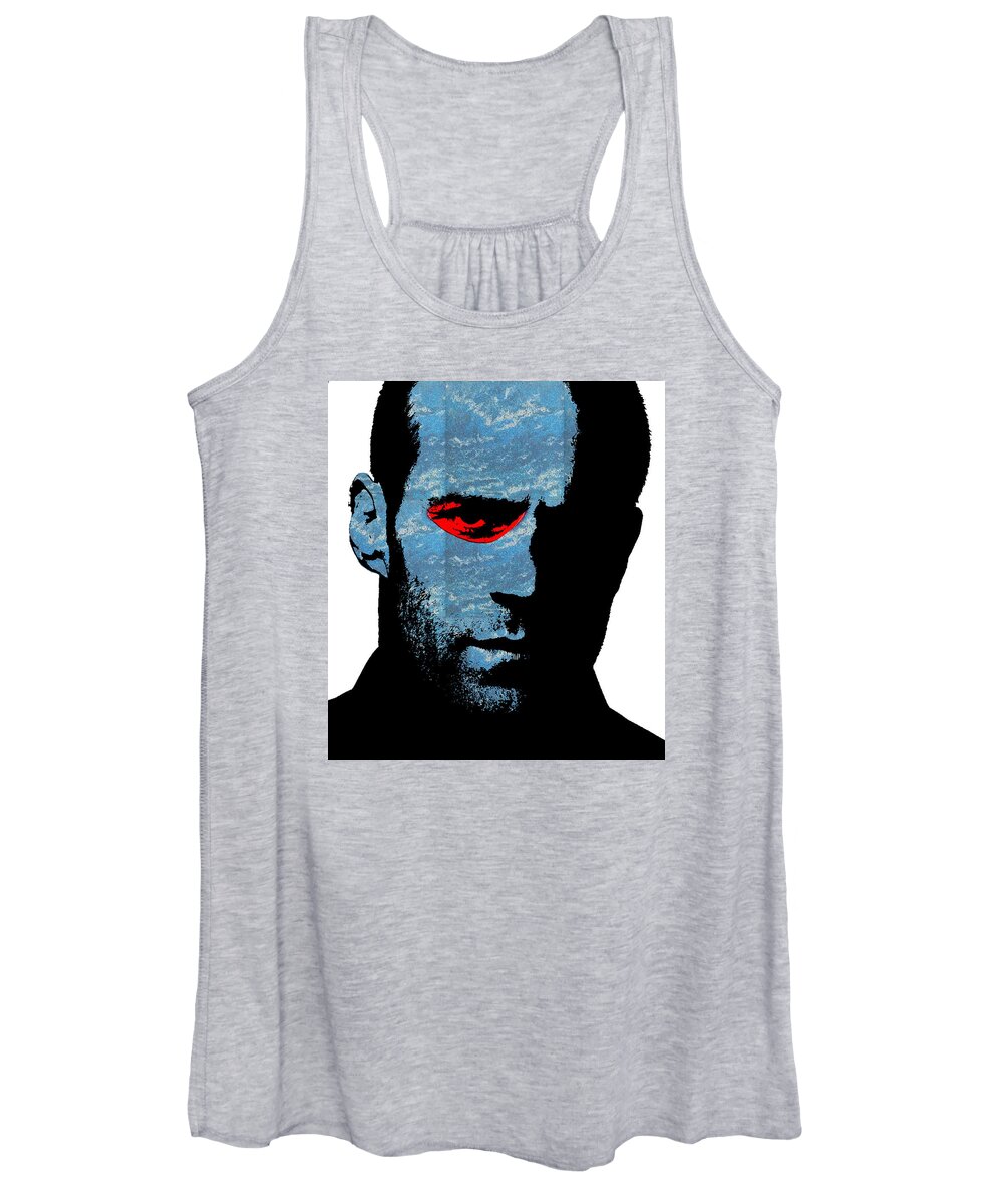 Jason Statham Women's Tank Top featuring the photograph Transporter by Emme Pons